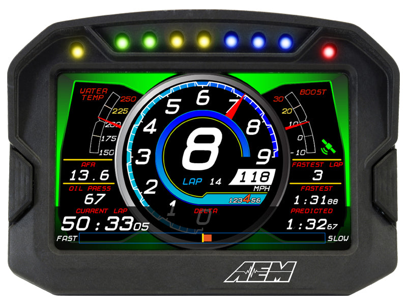 AEM CD-7L Carbon Digital Dash Display (Logging)