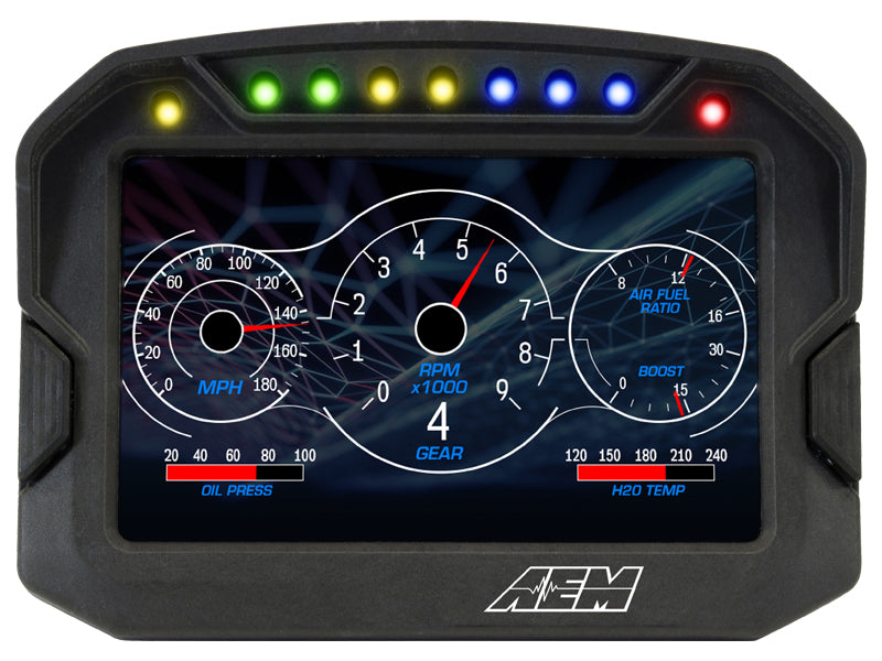 AEM CD-5L Carbon Logging Digital Dash Display (Non-GPS Enabled)