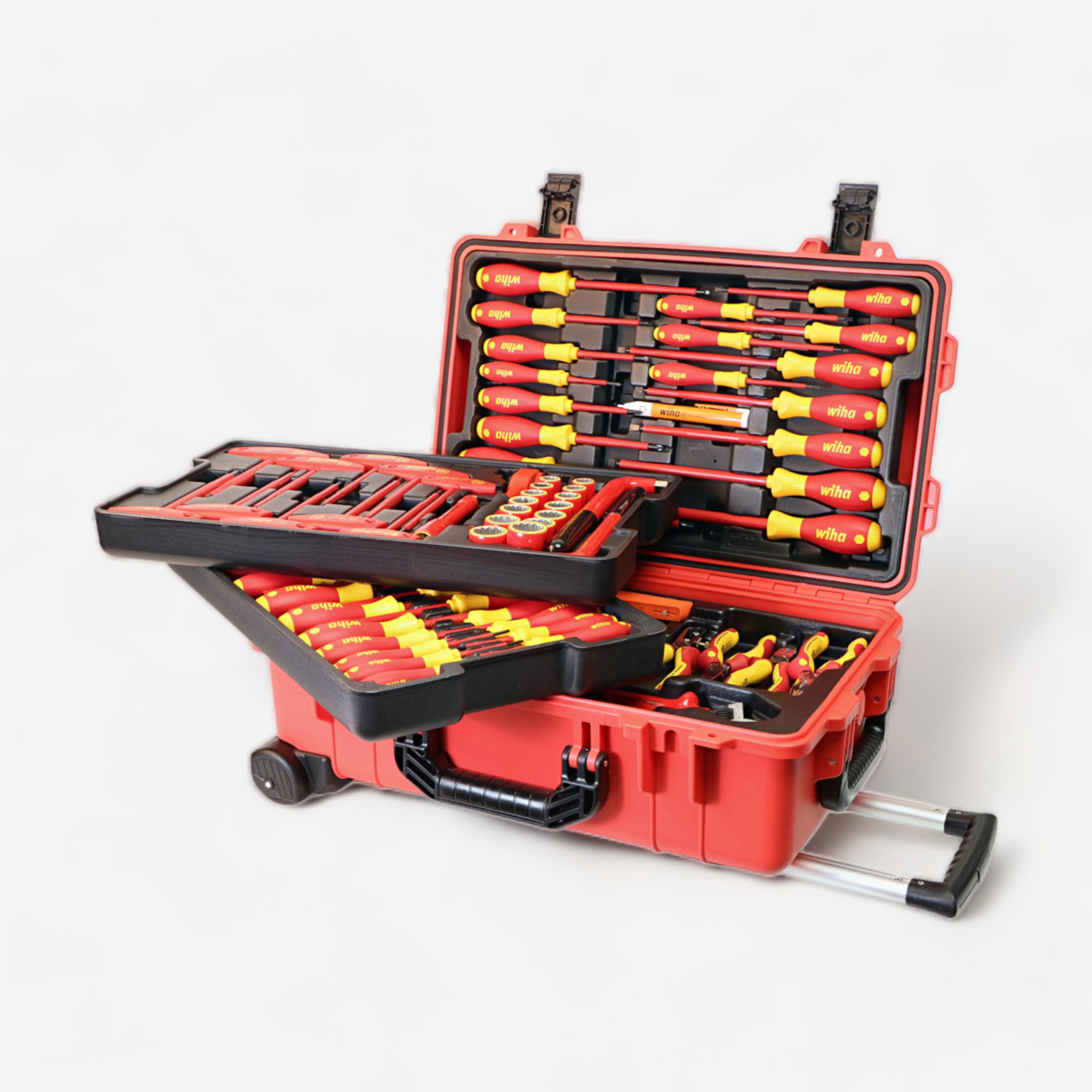 Wiha Insulated 80 Piece Set In Rolling Tool Case