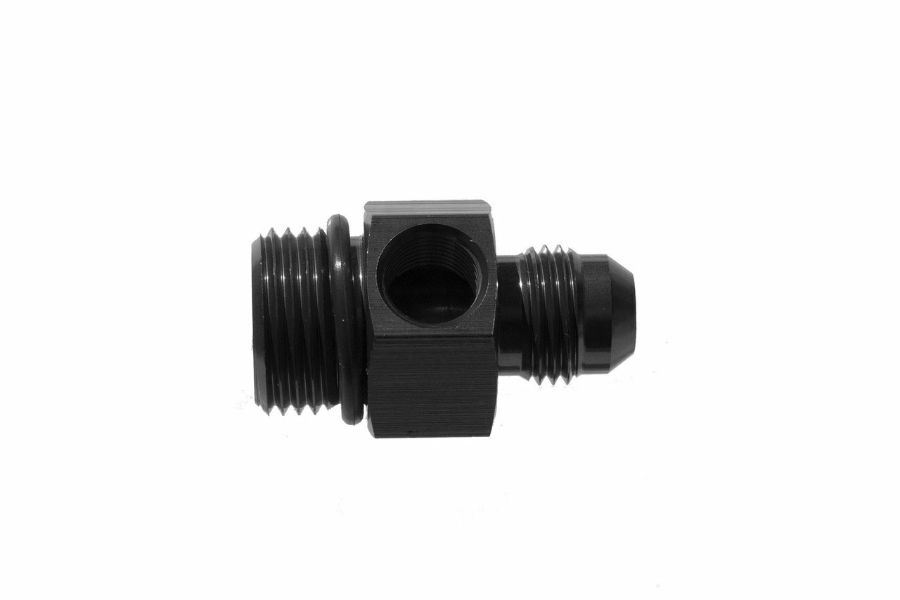 Redhorse Performance -12 Male To -10 O-Rring Port Adapter With 1/8 NPT Tee